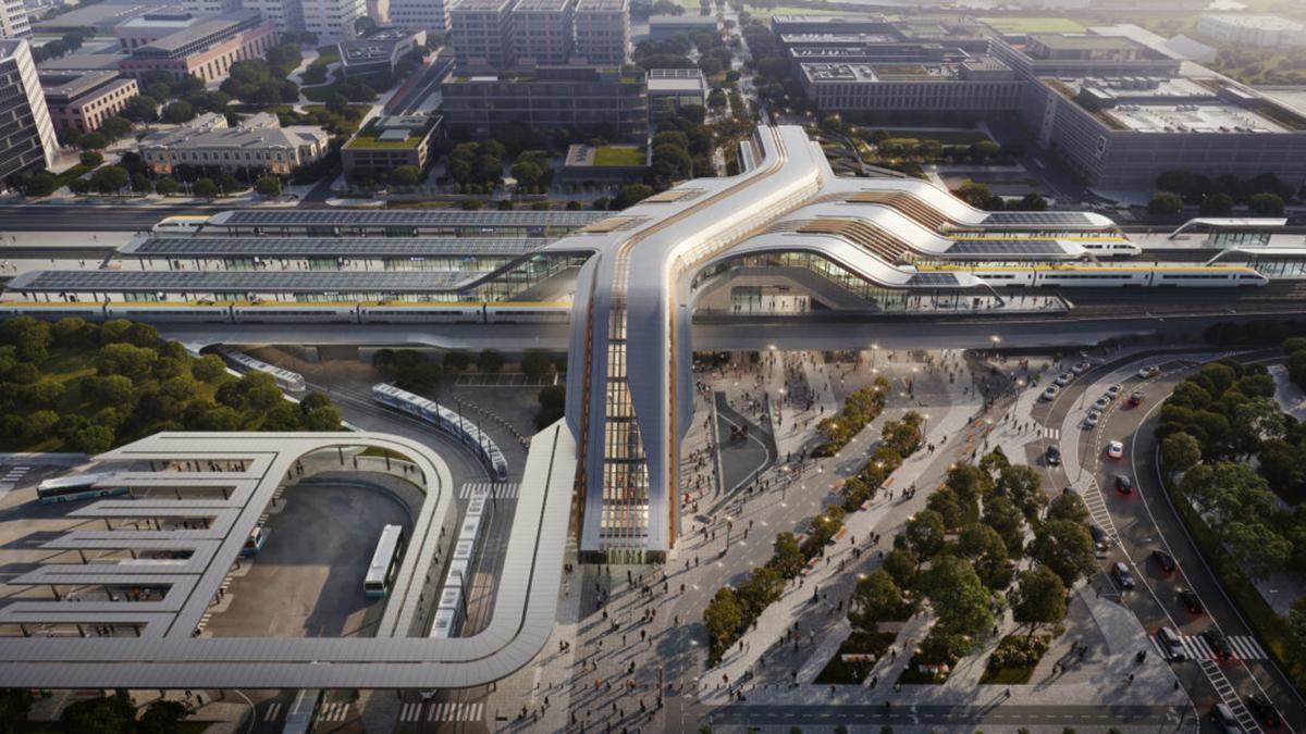 Rendering Ülemiste Terminal Tallin