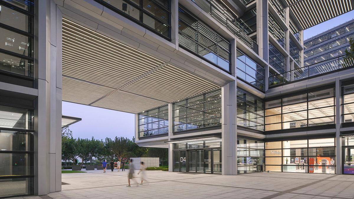 Der Alibaba Campus von innen.