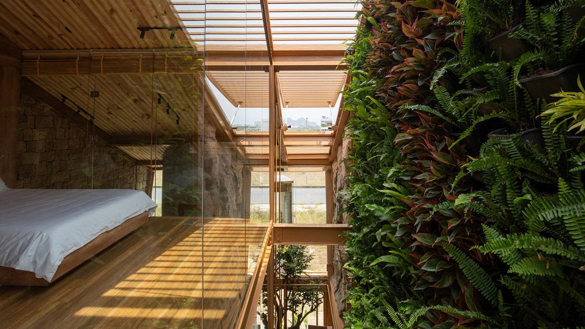 Natürliche Belüftung und Beleutung im Haus wird durch die Dachfenster ermöglicht