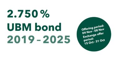 New bond issue and exchange offer