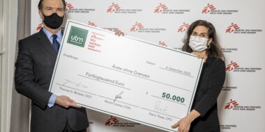 UBM donates € 50.000 to “Doctors Without Borders”