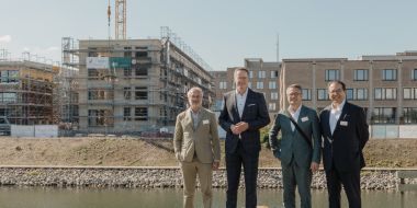 UBM Development und CA Immo Deutschland feiern Richtfest für den „Flößerhof“ am Mainzer Zollhafen
