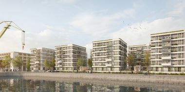 Winning design selected for timber hybrid quarter Timber View in Mainz Zollhafen