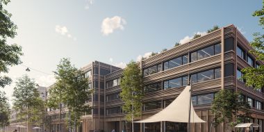 Timber Factory: Vertriebsstart für Münchens ersten Gewerbe-Campus in Holz-Hybrid-Bauweise