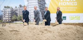 SPATENSTICH für "VIEW HOMES" im VILLAGE im DRITTEN
