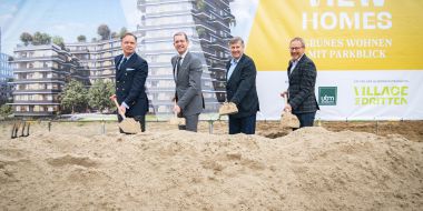 SPATENSTICH für „VIEW HOMES“ im VILLAGE im DRITTEN